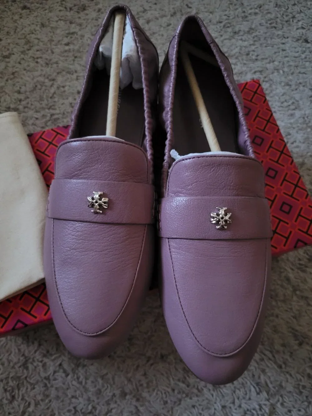 NIB Tory Burch Ballet Loafer Leather - 9
